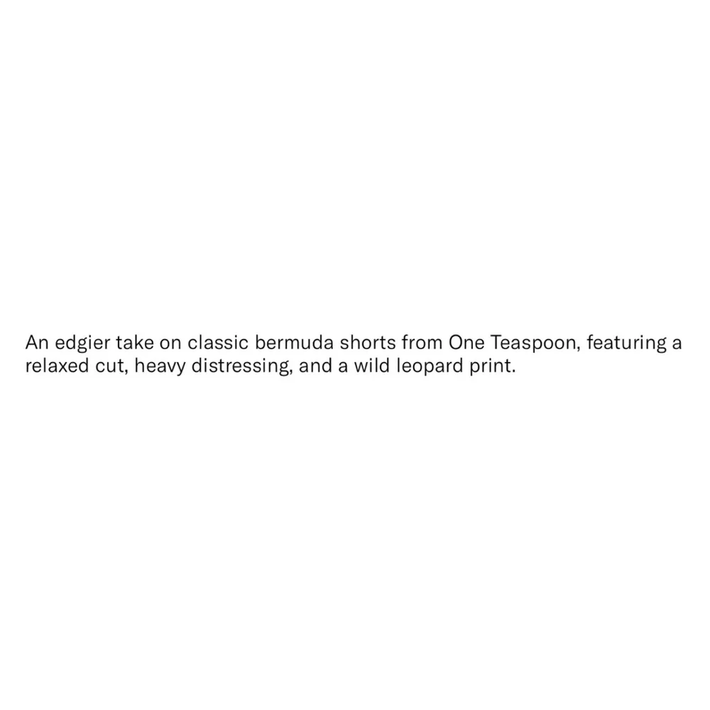 ONETEASPOON | Cut Off Truckers Mid-Waist Long Length Shorts